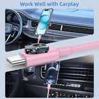2Pack 10FT USB to USB C Fast Charging Cable for iPhone 17 16 15 Charger Cord, for Apple for iPhone 17 16 15/Pro/Pro Max/Plus Long Type C Car Carplay Cord for iPad Pro 12.9/11 for Android(Pink)