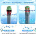 Full Face Snorkel Mask for Adults Teen, Snorkeling Gear with Detachable Camera Mount,Panoramic 180° View, Anti-Fog Anti-Leak Snorkling Set for Man and Women