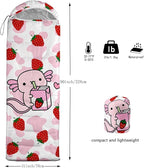 QOOMO Camping Sleeping Bags,3 Season Warm & Cool Weather,Lightweight,Waterproof Sleeping Bags for Adults & Kids,Traveling,and Outdoors,Camping Gear Equipment