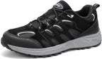 Kricely Men's Trail Running Shoes Non Slip Hiking Shoes Tennis Shoes Fashion Sneakers Workout Footwear