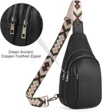 CLUCI Crossbody Bags for Women Men,Leather Sling Bag Cross Body Backpack for Woman Gifts for Women Birthday Unique