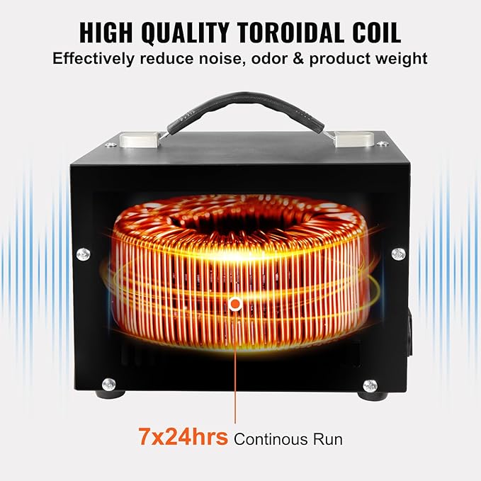 VEVOR Voltage Converter Transformer, 3000W, Heavy Duty Step Up/Down Transformer, Convert from 110 Volt to 220 Volt and from 220 Volt to 110 Volt, with US Outlet EU Outlet 5V USB Port, CE Certified
