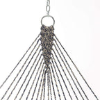 Hatteras Hammocks Deluxe Navy Oatmeal Heirloom Tweed Duracord Rope Hammock with Free Extension Chains & Tree Hooks, Handcrafted in The USA, 450 LB Weight Capacity, 13 ft. x 60 in