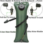 ATBP Running Hydration Vest Pack Tactical 3L Water Bladder Backpack Bag for Cycling Marathon Hiking Daypack Men & Women