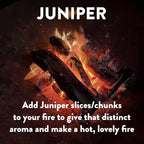 18 LB. Juniper Firewood & Fatwood Firestarter by Billy Buckskin Co., Aromatic & Seasoned Wood Logs, Fire Wood Logs Perfect Firestarter for Fire Pit, Fireplace, Campfires, Bonfire, Outdoor BBQ Grilling
