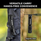 Powertac M6 G3 Tradesman Flashlight – 2030 Lumens, 330m Long Throw, Magnetic Tail, Rechargeable Compact EDC LED Light for Camping, Hiking, and Outdoor Use