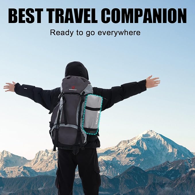 MOON LENCE Portable Camping Chair Backpacking Chair - The 4th Generation Ultralight Folding Chair - Compact, Lightweight Foldable Chairs for Hiking Mountaineering, Beach