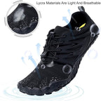 L-RUN Barefoot Water Shoes Women Mens Aqua Sock Athletic Hiking Water Sports Shoes for Swim Beach Pool Sand Diving Walking
