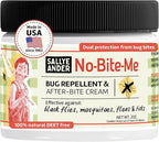 SALLYEANDER No Bite Me All-Natural Bug & Insect Repellent - Anti Itch Cream - 2 oz - Safe for Kids and Infants - Repels Mosquitoes, Black Flies, Fleas, and Ticks