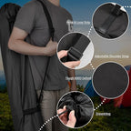 Xxerciz Folding Chair Replacement Bag with Adjustable Shoulder Strap for Coleman, Coastrail, Kijaro, GCI Camping Chair, Gray