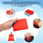 Grneric Drawstring Backpack Bulk 42 Pcs String Backpack Drawstring Bags Cinch Bag Sackpack for Men Women Gym (Red)
