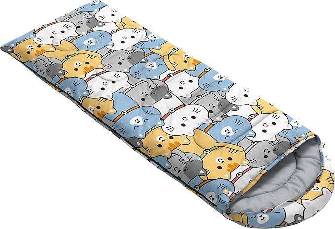 BSNTHO Camping Sleeping Bags,3 Season Warm & Cool Weather,Lightweight,Waterproof Sleeping Bags for Adults & Kids,Traveling,and Outdoors,Camping Gear Equipment