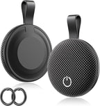 Air Tracker Tags-2 Pack, Bluetooth Tracker Works with Apple Find My (iOS Only), Smart Tag with Keychain, Item Finder for Luggage/Key/Suitcase/Pets/Wallet, Replaceable Battery (Dark Gray)