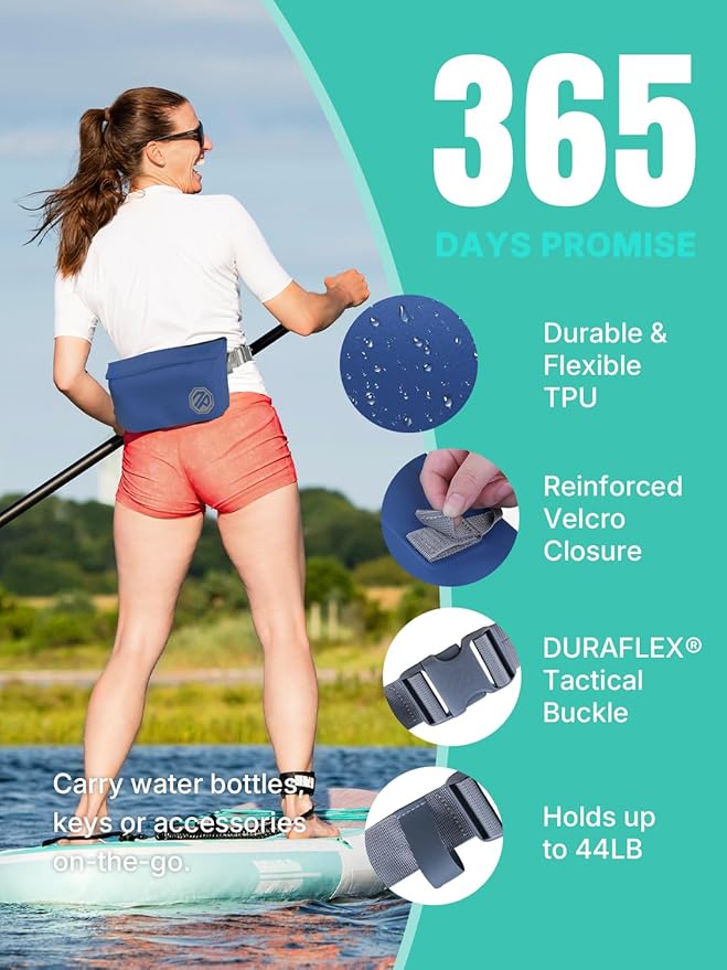 niphean IPX7 Waterproof Dry Bag with Magnetic One-Hand Closure, Durable Waterproof Bag for Kayaking, Paddle Board, Beach, Swimming, Multi-Wear Fanny Pack Style, Dry Bags for Men & Women Outdoor Use