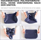 LANSKLBD 6 Set Packing Cubes for Travel, Luggage Organizers with Shoe & Toiletry Bags, Lightweight Suitcase Organizer for Carry-On, Washable Laundry Bags(Dark Blue)