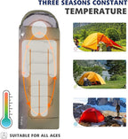Sleeping Bag for Adults & Kids,Waterproof Lightweight Backpacking Sleeping Bags, Envelope Hooded 3 Season for Camping Hiking Outdoor Travel