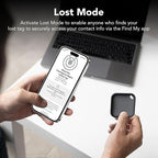 Air Tracker Tags-4 Pack[Apple MFi Certified], Bluetooth Tracker Works with Apple Find My APP (iOS Only), Smart Tag Item Finder for Keys, Bags, Luggage, Wallet, Replaceable Battery Last 2 Years