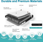 AWSUM Inflatable Floating Dock Air Dock Platform Floating Island Raft with None-Slip Surface for Pool Beach Ocean