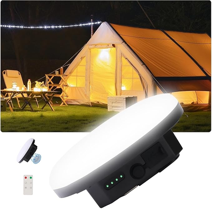 Portable Rechargeable LED Camping Lights for Hanging,Waterproof Outdoor Light,Super Bright Hanging Lanterns for Tents, Canopies & Outdoor Emergencies