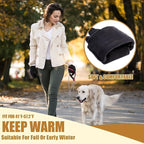 Pixel Panda Winter Gloves for Men Women Warm Touchscreen Gloves for Cold Weather Thin Water-Resistant Windproof Non-Slip Gloves for Cycling, Driving, Running, Hiking