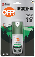 OFF! Deep Woods Sportsmen Insect Repellent Spritz, Maximum Strength, Bug Spray with up to 10 Hours of Protection, 1 oz (Pack of 12)
