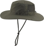 Connectyle Men's Sun Hat UPF 50+ Wide Brim Bucket Hats for Fishing Hiking Gardening Adjustable Boonie Hat Outdoor Safari Hats