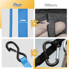 Ratchet Straps, 1.5 inch x 8.2 ft(4 Pack) Heavy Duty Tie Down Straps, Ratchet Tie Down Straps with Soft Loops-5,208 lbs (Blue)
