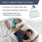 King Koil Luxury Queen Air Mattress with Built-in Pillow & Ultra-Fast Built-in High-Speed Pump, 20″ Inflatable Premium Airbed, Waterproof, Adjustable Firmness, 1-Year Manufacturer Warranty