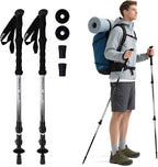 Trekking Poles Collapsible Hiking Poles - Trekking Sticks with Quick Lock System Lightweight for Hiking, Camping