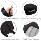 Universal Deluxe Kayak Seat Cushion with Storage Bag for Kayak,Padded Boat,SUP,Canoe,Fishing Boat,Seats with 4 Adjustable Straps