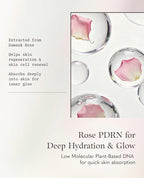 GARDENY Korean Skincare Set | 3-step K-Beauty Routine Kit | Cleansing Balm, Mask-to-Foam Cleanser & Hydrating Mist Toner | Rose PDRN Technology | Travel Size 1.01 fl. oz Each