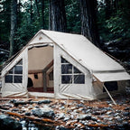 SHANQUAN Inflatable Tent with Pump,4-6 Person Instant Glamping Camping Tents House, Easy Setup Blow Up Family Tents for 4 Seasons Waterproof Inflatable Tent for Camping with Mesh Windows.