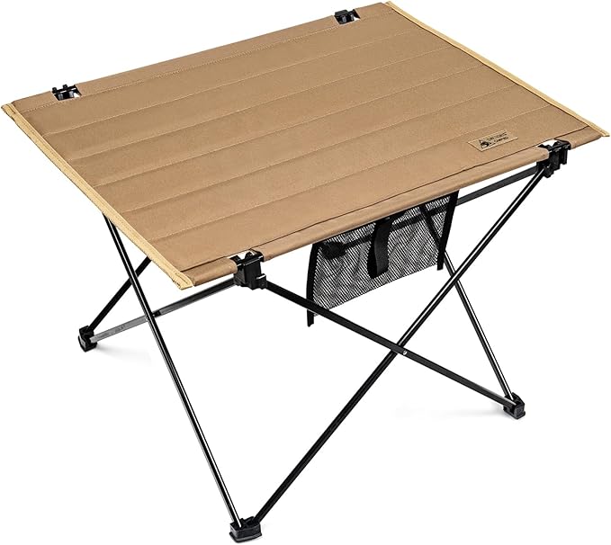 ONETIGRIS CAMPMATE Camping Table Foldable, Lightweight Portable Table Sturdy & Quick Setup, Holds Up to 66 lbs, Perfect for Camping, Hiking, Backpacking, Picnic, Beach, Travel