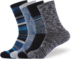 EnerWear 4 Pack Women's Merino Wool Outdoor Hiking Trail Crew Sock