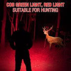 BORUIT HP360 Headlamp Rechargeable (Cob Red and Green) 7 Modes Super Bright Head Lamp,180°Angle Head Lights for Forehead, IP67 Waterproof Headlamps for Adults Outdoor Hunting Hard Hat Camping Hiking