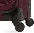 SwissGear Sion Softside Expandable Luggage, Merlot, Checked-Medium 25-Inch
