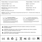 Rechargeable LED Headlamp (2-Pack), 350 Lumens, Waterproof, 5 Lighting Modes, Adjustable, Lightweight; Design for Camping,