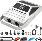 50PSI Paddle Board Pump Electric Portable, High Pressure Sup Pump - Dual Stage Inflation, Auto Shut Off and Deflate for Stand Up Paddle Board/Car/Kayak/Bicycle