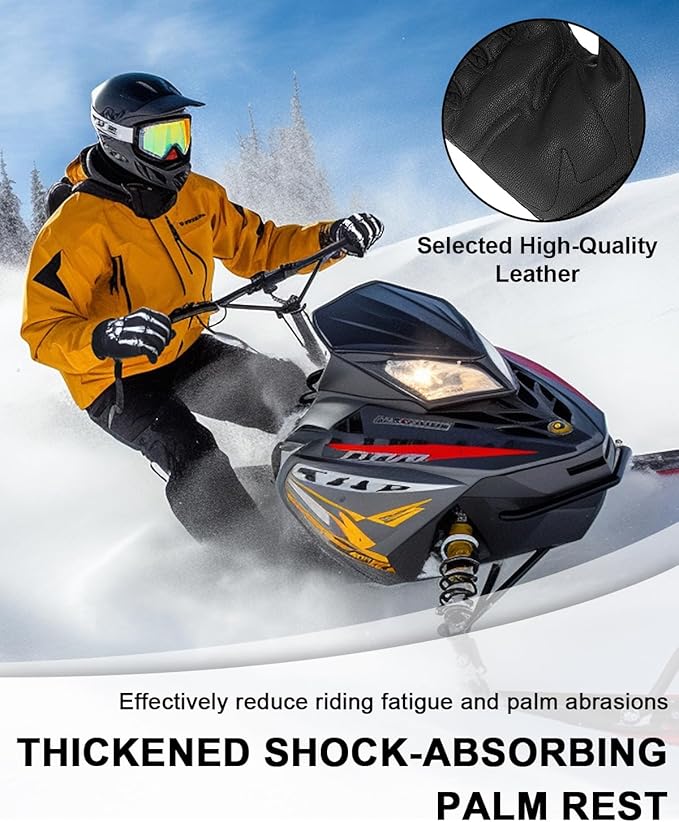 RIGWARL Gloves for Cool&Cold Weather Waterproof, Winter Gloves for Men Women Touch Screen