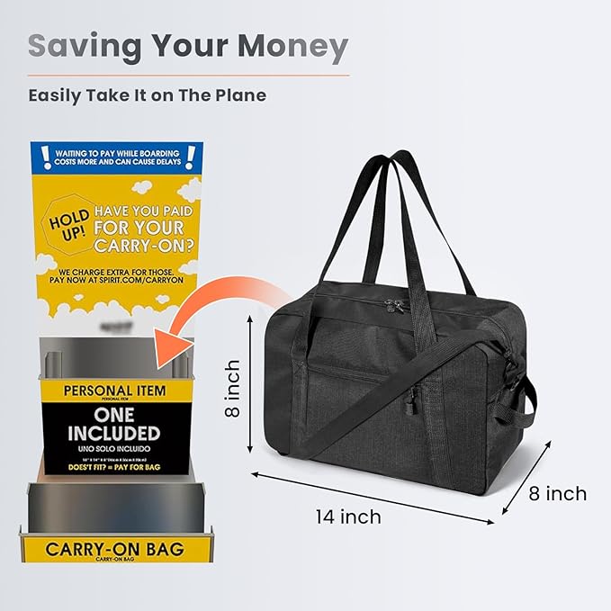 14 inch Small Gym Bag for Women & Men- Mini Duffel Bag Lightweight Carry On Bag Sports Bag for Travel,Sport,Workout-Green