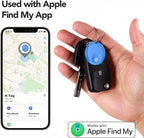 Air Tracker Tags-4 Pack: Bluetooth Tracker Tag, Item Finder Works with Apple Find My App, Trakcer Tag Locator for Your Keys, Wallet, Luggage, Backpack, and More.(ISO only) 4colors