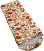 AILONEN Outer Space Astronaut Camping Sleeping Bags,Lightweight & Waterproof,3 Season Warm & Cool Weather,Cartoon Sleeping Bags for Kids,Boys Girls Travelling,Outdoors