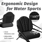 Inflatable SUP Seat with Backrest - Premium Paddle Board Chair for Surfboard, Kayak & Boat, Comfortable Blow Up Seat for Adults & Kids, Lightweight SUP Accessories for Versatile Use