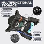 USA Original Patent Running Hydration Vest Backpack, Lightweight Chest Pack with 2.0L Water Bladder Bag Daypack for Hiking Running Cycling Race Marathon for Women Men