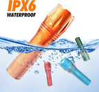 HAUSBELL High Lumen A100 LED Flashlight, Bright & Zoomable Tactical Flashlights Flash Light, with 2 Modes for Emergency and Outdoor Use Camping Accessories(4 Pack)