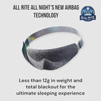 3D Air Bag Sleep Mask, Luxury Sleep mask for Back and Side Sleepers, 100% blockout Light, Sleep mask for Men and Women, Zero Eye Pressure, Breathable and Soft Eye Shade Cover.