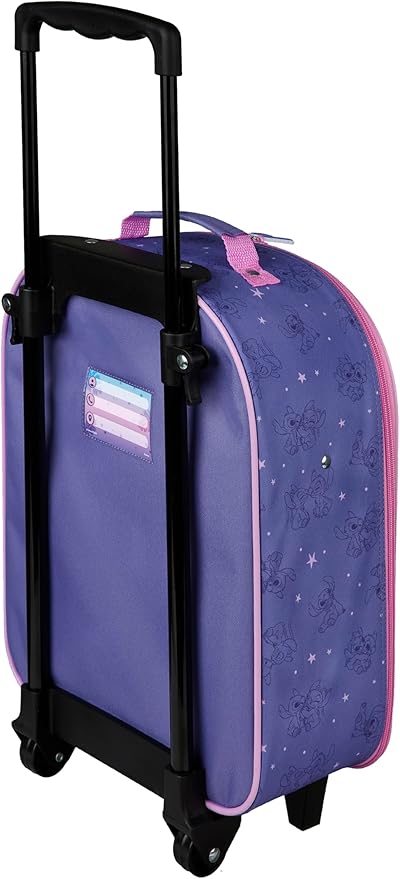 Undercover – Children's trolley – Spacious main compartment – Ideal travel companion – adjustable and lockable telescopic handle, Stitch, ca. 43 x 28,5 x 16 cm, Children's trolley with 2 wheels