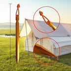 12 Pack Tent Stakes, 7075 Ground Metal Camping Aluminum Tent Pegs, Lightweight Tent Stakes Heavy Duty Spikes Camping Accessories