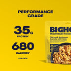 BIGHORN Mountain Food Chicken And Mushroom Marsala with Pasta - Premium Freeze Dried Meals for Camping Food - Dehydrated Camping Food for Backpacking Meals - 2 Servings
