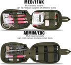 PETAC GEAR Tactical Rip Away Medical IFAK Pouch Tear Off First Aid EDC Pouches Molle & Belt Outdoor Emergency Survival Bag